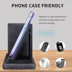 Wireless Charger with Desk Organizer, Wireless Charging Station - Image 5