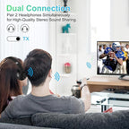 2025 Upgraded Pro Bluetooth 5.4 Transmitter Receiver, 2-in-1 Airplane Wireless - Image 5