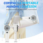 2025 Portable Handheld Ice Fan, Turbo Cooling Fans, 100 Gear Hurricane Wind - Image 6