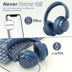 BERIBES Upgraded Hybrid Active Noise Cancelling Wireless Headphones - Image 6