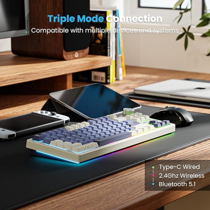 RK ROYAL KLUDGE S85 Wireless Mechanical Keyboard - Image 4