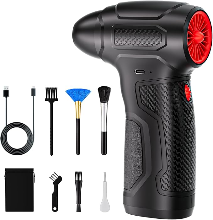 Compressed Air Duster, Mini Blower, Turbo Fan, 200000RPM Electric Duster by Unknown