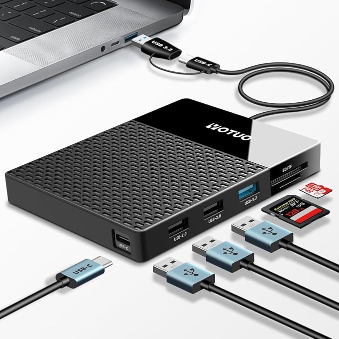 YOTUO Portable 750GB Docking Station External Hard Drive, USB C Multiport Hub by YOUTO