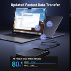 UGREEN 10 Gbps Micro B to USB C Hard Drive Cables, 6.6FT USB C to Micro B - Image 3