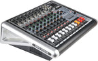 Mixers Audio 8 Channel Mixer Power Mixer Amplifier 2 * 300 Watt Output Dj Mixer by MADOWL