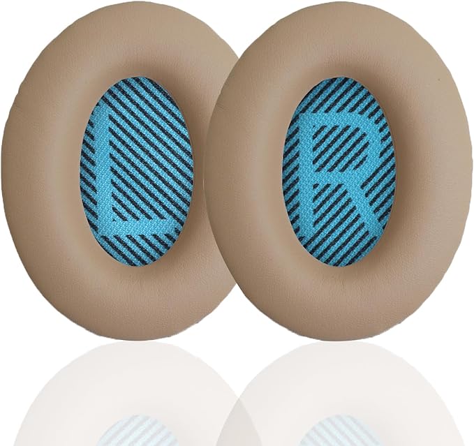 Ear Pads for Bose Quiet Comfort 35 Soft Protein Leather Replacement Earpads Ear by HidaArk