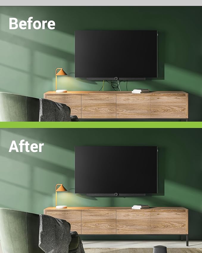 in Wall Cable Management Kit for Wall Mounted TV, Slim Round Wall Cable Pass - Image 6