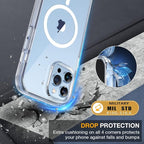 Miracase Magnetic for iPhone 13 Pro Max Case 6.7 inch, Upgrade Full-Body Clear - Image 4