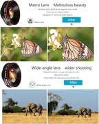 Phone Camera Lens Kit 10 in 1 for iPhone Samsung Pixel Android, 22X Telephoto - Image 3