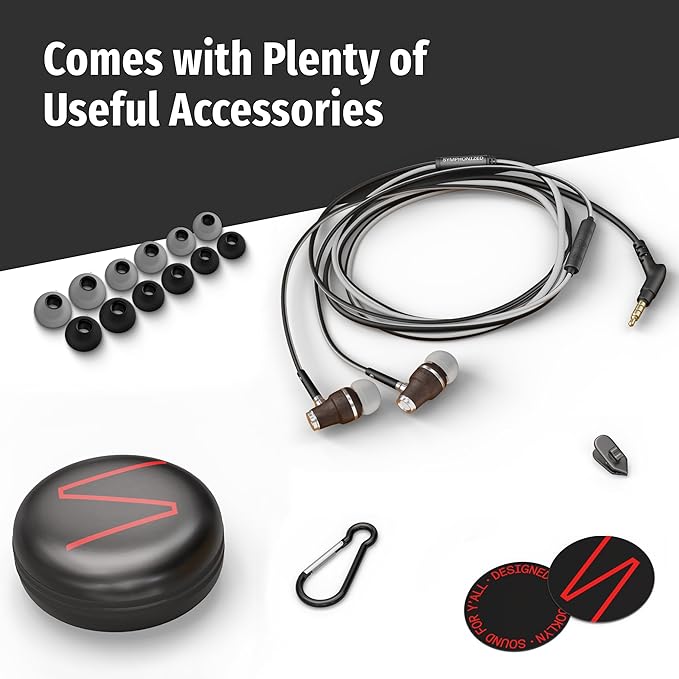 Symphonized Wired Earbuds with Microphone – 90% Noise Cancelling Ear buds with - Image 6