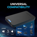 SABRENT 2.5 Inch SATA to USB 3.0 Tool Free External Hard Drive Enclosure Black - Image 4