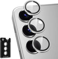 for Samsung Galaxy S25 Camera Lens Protector, Individual Metal Ring Tempered by Btscase