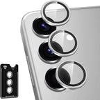 for Samsung Galaxy S25 Camera Lens Protector, Individual Metal Ring Tempered by Btscase
