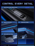 llano V12 Gaming Laptop Cooling Pad, RGB Laptop Cooler, Laptop Cooling Fan Stand - Image 4