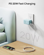 TROND Outlet Extender with USB, 360 Rotating Plug Adapter with PD 20W USB C Port - Image 4