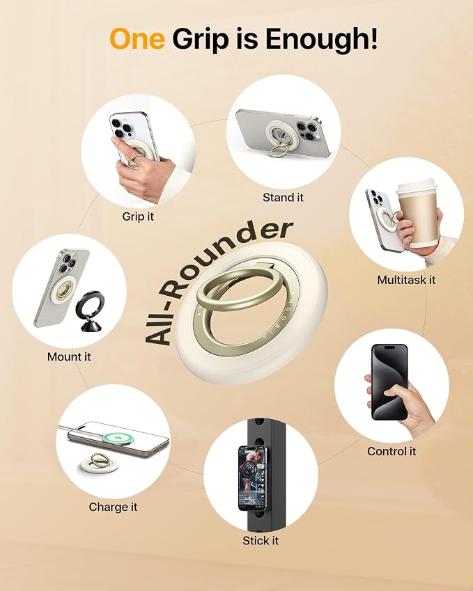 andobil Double-sided Magnetic Phone Grip - Image 2
