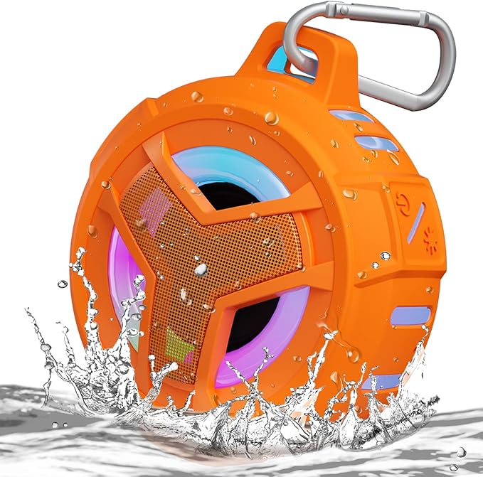 EBODA Bluetooth Shower Speaker, IPX7 Waterproof Portable Wireless Small Mini by EBODA