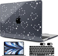 MEEgoodo Case for MacBook Air M4/M3/M2 13.6 inch 2025 2024 2022, Fit Model by MEEgoodo