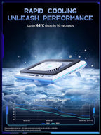 llano RGB Laptop Cooling Pad, Powerful Turbofan, Quiet Cooling, Touch Control - Image 2