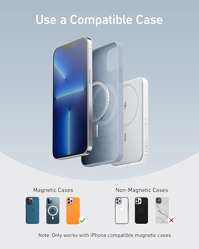 Anker 621 Magnetic Portable Charger, 000mAh Wireless Power Bank - Image 6