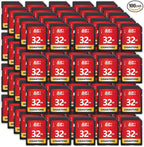 GIGASTONE 32GB SD Card 100-Pack UHS-I U1 Class 10 SDHC Memory Card High-Speed by Gigastone