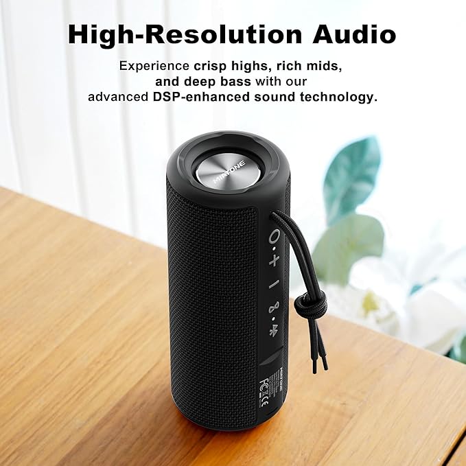 MIATONE Boombox Outdoor Portable Bluetooth Speaker Waterproof Wireless Speakers - Image 3