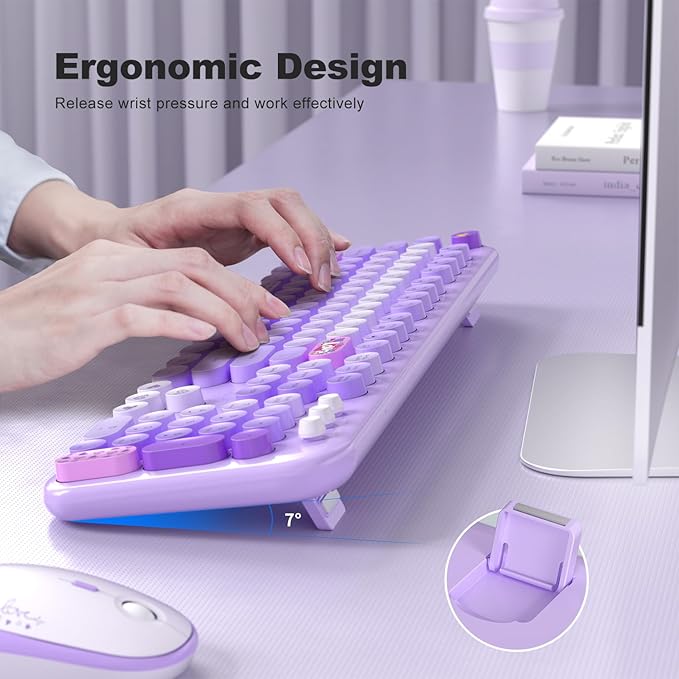 KNOWSQT Wireless Keyboard and Mouse Combo - Image 6