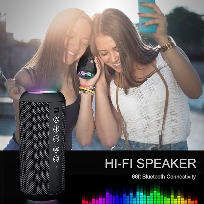 Ortizan Portable Bluetooth Speaker, IPX7 Waterproof, Big Sound and Deep Bass - Image 9