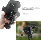 3 Port Cold Shoe Mount Plate for Camera LED Monitor Microphone etc., Aluminum - Image 5