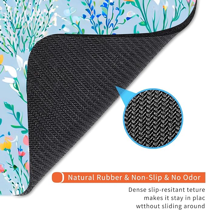 Square Mouse Pad Plants, Personalized Premium-Textured Custom Mouse Mat Design - Image 5