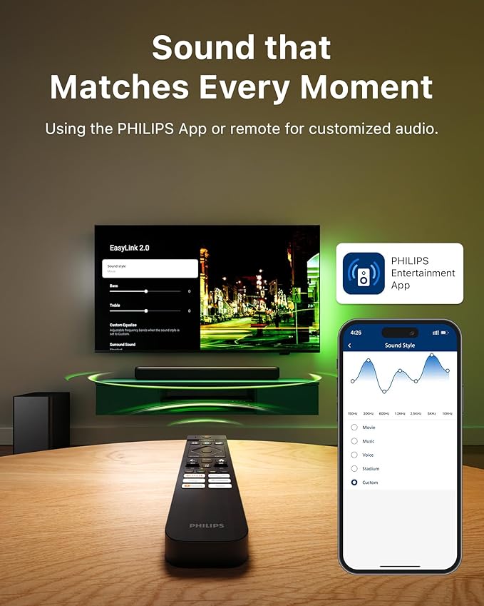 PHILIPS B5309 Soundbar 2.1 - 240W Max Power - Image 5