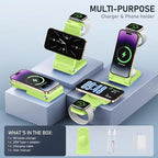 Magnetic Wireless Charger Stand, 3 in 1 Foldable Wireless Charging Station - Image 2