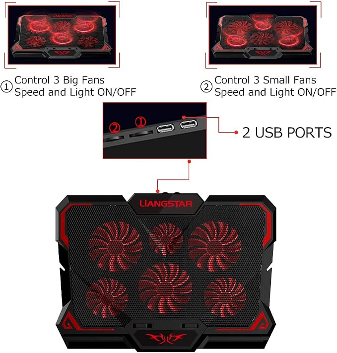 Laptop Cooling Pad, Laptop Cooler - Image 4