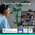 Logitech Brio 4K Webcam, Video Calling, Noise-Cancelling mic, HD Auto Light - Image 6