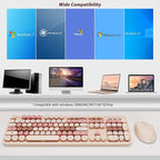 Wireless Keyboard and Mouse, KOOTOP Cute Keyboard and Mouse, 2.4G Wireless - Image 8
