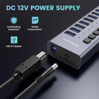 90W Powered USB Hub - Image 4
