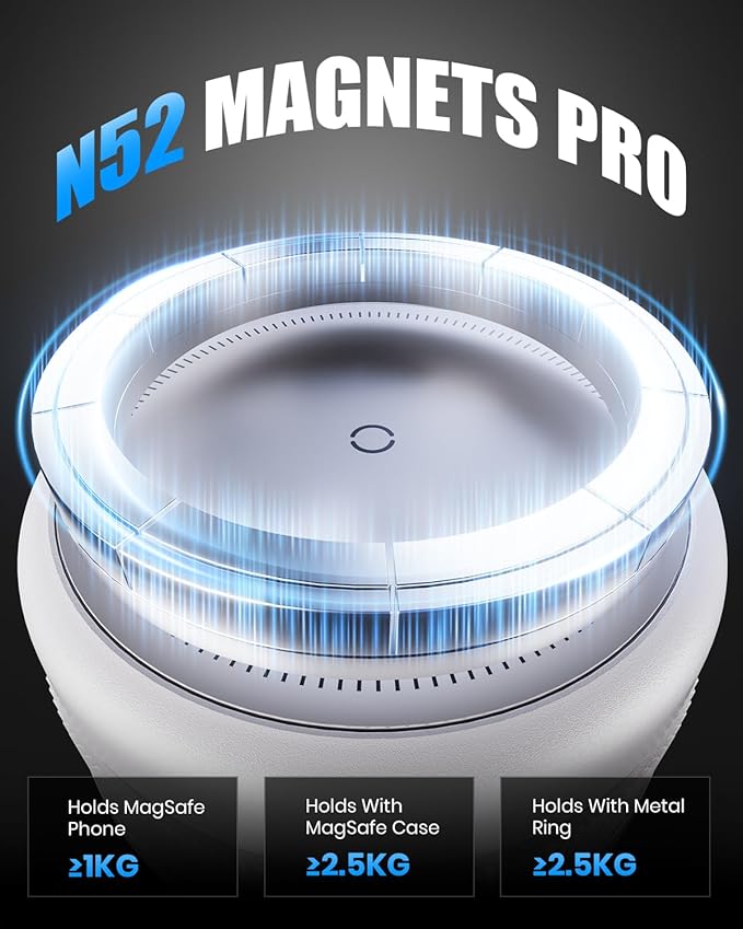 Upgraded 360° Vacuum Magnetic Car Phone Holder - Image 4