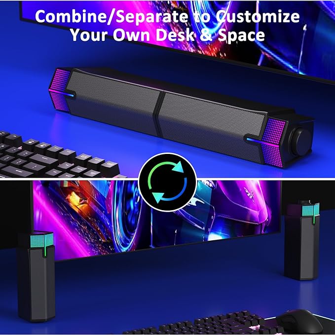 Jeecoo M20 Bluetooth Computer Speakers - Image 2