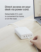 Belkin 4-Port USB C Charger Block 200W - Image 4