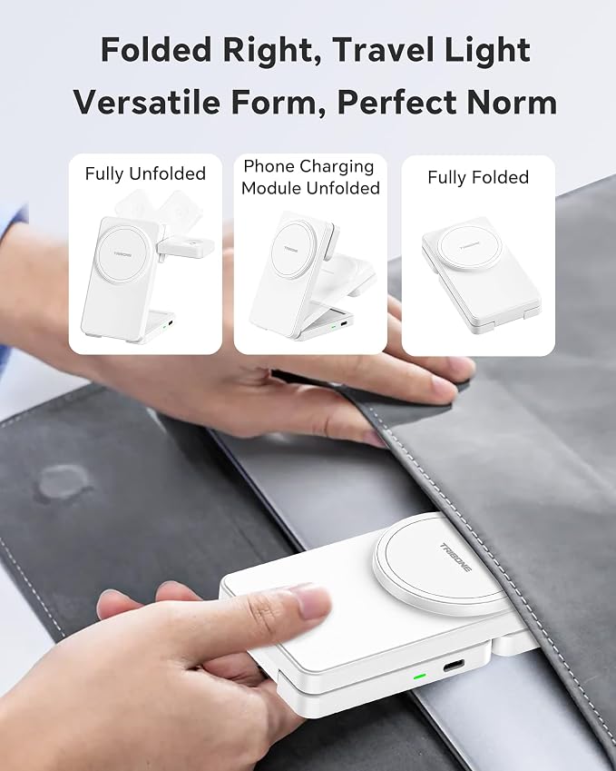 3 in 1 Charging Station for iPhone 16/15/14/13/12 Series, Wireless Charger for - Image 4