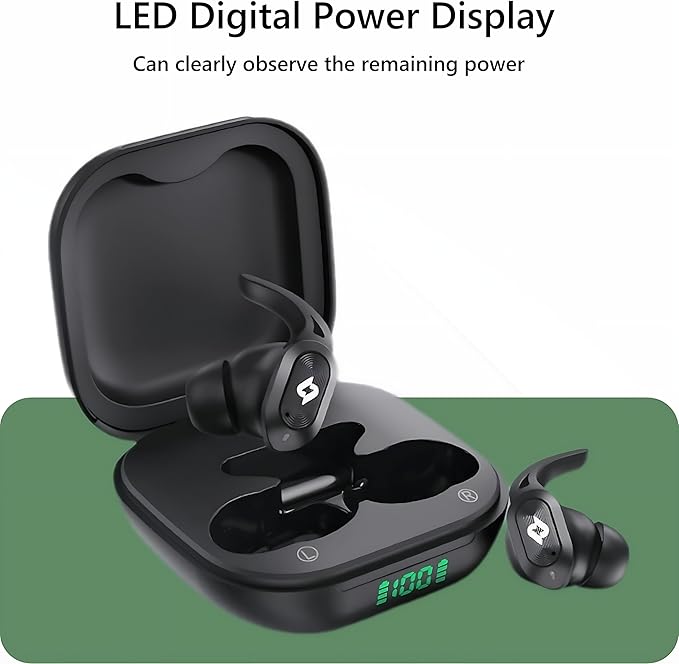 Wireless Earbuds Bluetooth Earbuds Wireless Charging Case Waterproof Headphones - Image 7