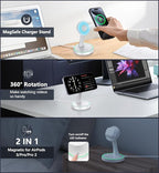 Magnetic Wireless Charger Stand 15W Fast Mag-Safe Charger - Image 2