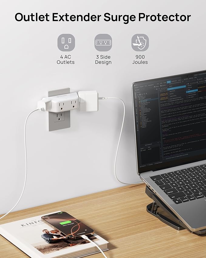 TROND Outlet Extender Surge Protector - Image 2