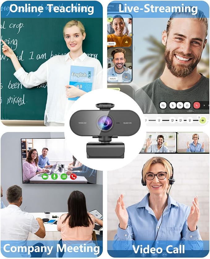 2K Webcam for PC Mac Laptop - Image 8