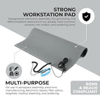 MWRF Source™ ESD Mat Kit with Wrist Strap and Grounding Cord - Image 2