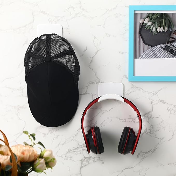 12 Pcs Headphone Wall Hangers Adhesive Gaming Headset Holder Hooks - Image 5