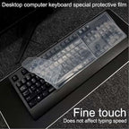 Universal Clear Desktop Computer Keyboard Protection Skin Protector Cover - Image 2
