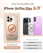 BERFY Magnetic for iPhone 16 Pro Max Case, Compatible - Image 3