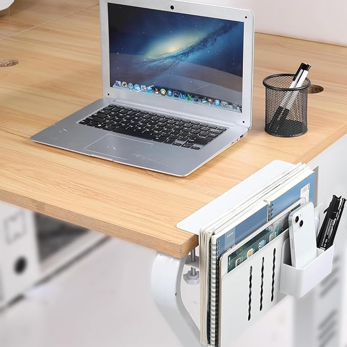 Desk Side Storage, Side Desk Laptop Holder - Image 8