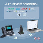 Yealink Wireless DECT Headset WH63 E2, Teams Certified, Single Ear Convertible - Image 6